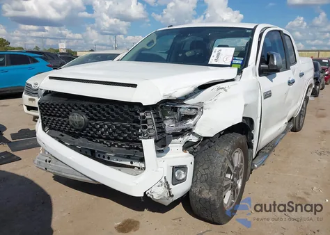 2019 Toyota Tundra Platinum 5.7L V8 из США, поврежденный, VIN 5TFGY5F19KX249704